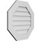 Ekena Millwork Octagonal Surface Mount PVC Gable Vent: Non-Functional, w/ 3-1/2"W x 1"P Standard Frame, 24"W x 24"H GVPOC24X2401SN - alternate 4